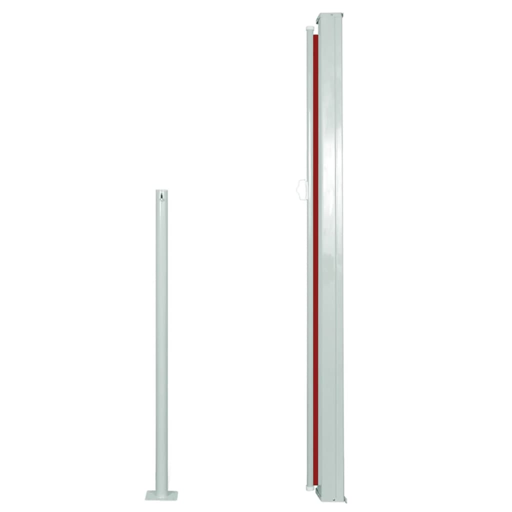 Parabrisas Vidaxl extensible 140x300 cm rojo