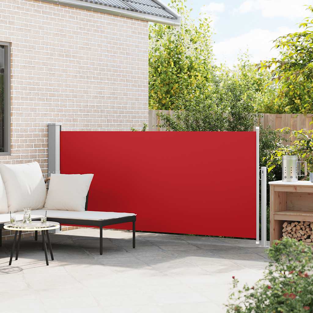 Parabrisas Vidaxl extensible 140x300 cm rojo