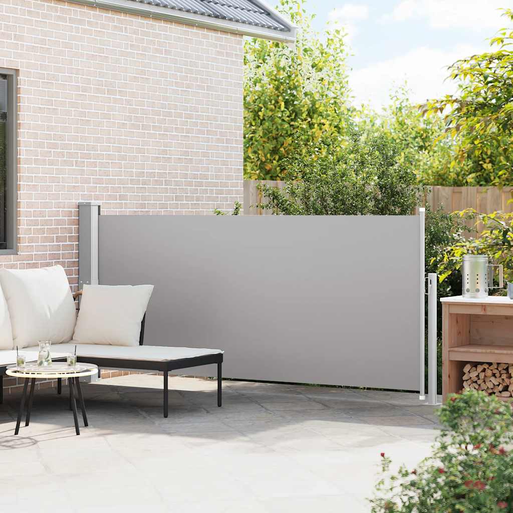 Parabrisas Vidaxl extensible 140x300 cm gris