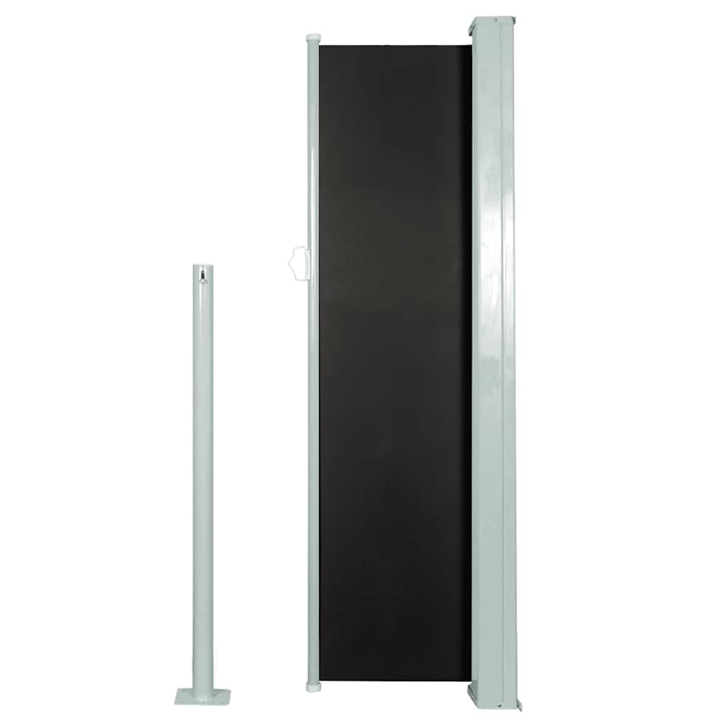 VIDAXL Parature estendibile 120x300 cm nero