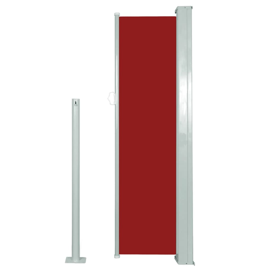 Parabrisas Vidaxl extensible 120x300 cm rojo