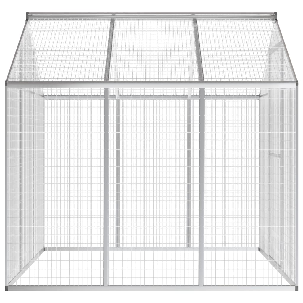 Vidaxl Aviary 183x178x194 CM Alluminio