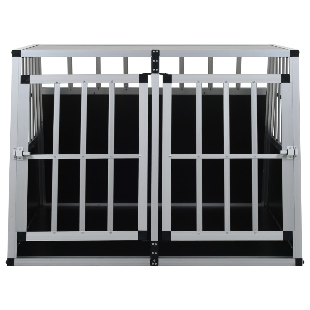 Vidaxl Dog Bank con doble puerta 94x88x69 cm