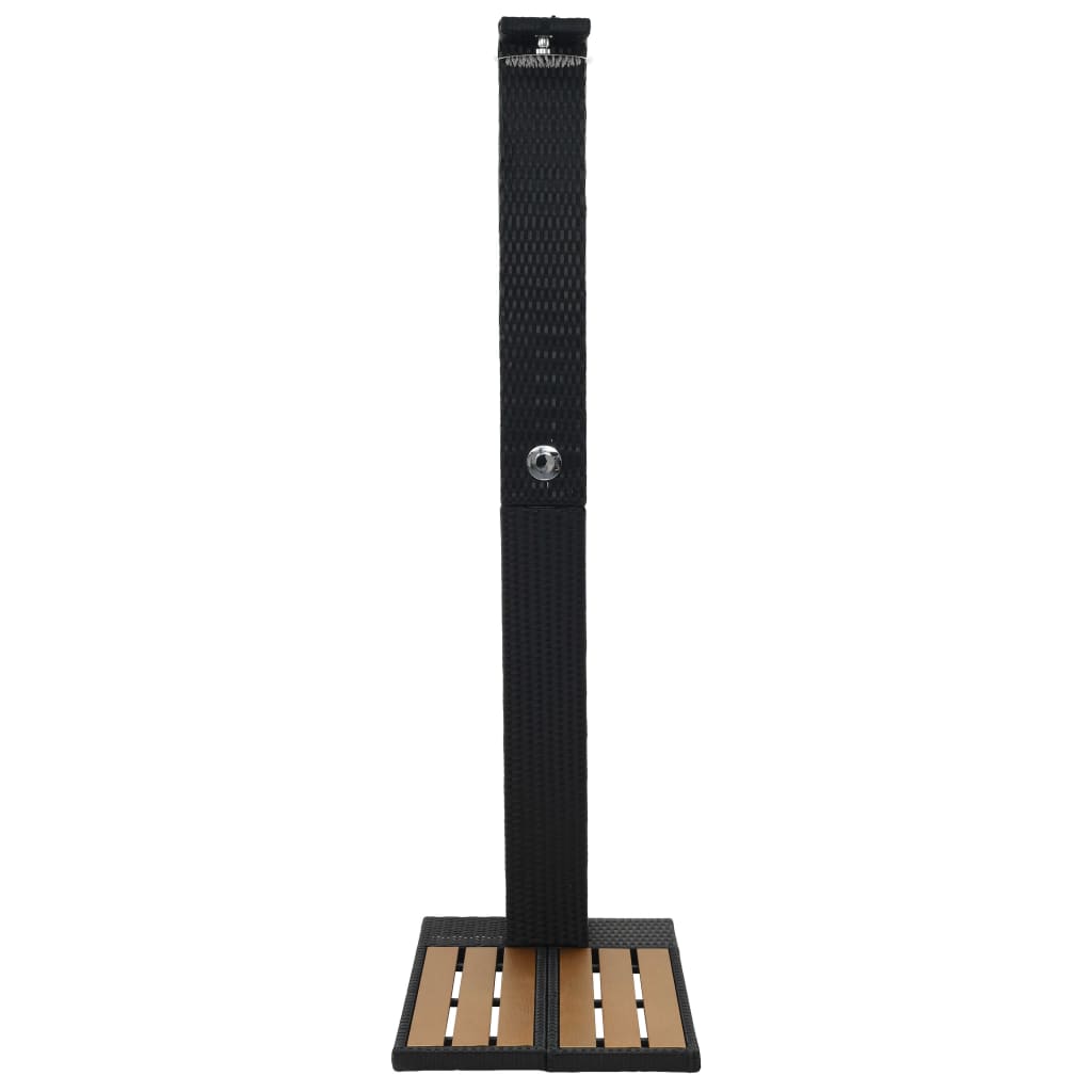 Vidaxl Ducha al aire libre Poly Rattan HKC