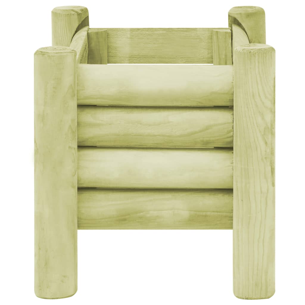 Plantador Vidaxl elevado 60x40x42 cm de madera de pino impregnada