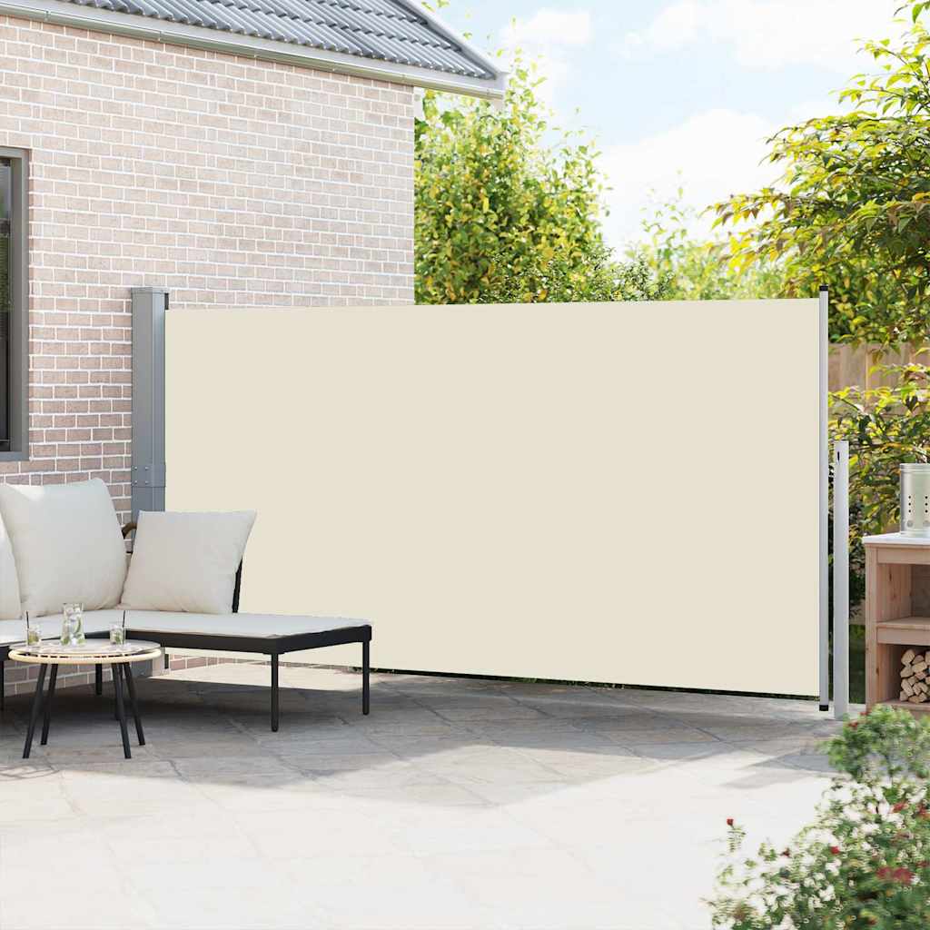 Parabrisas Vidaxl extensible de 160x500 cm de crema
