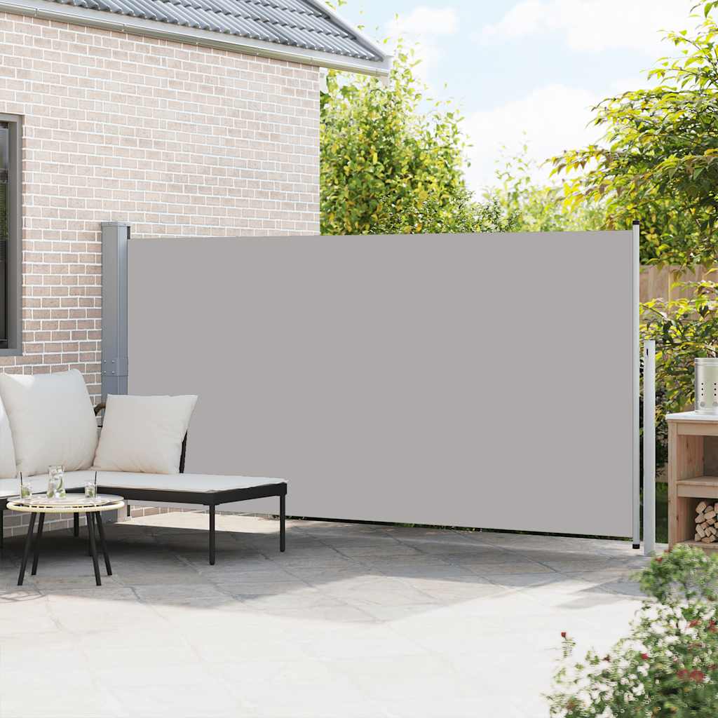 Parabrisas Vidaxl extensible 160x500 cm gris