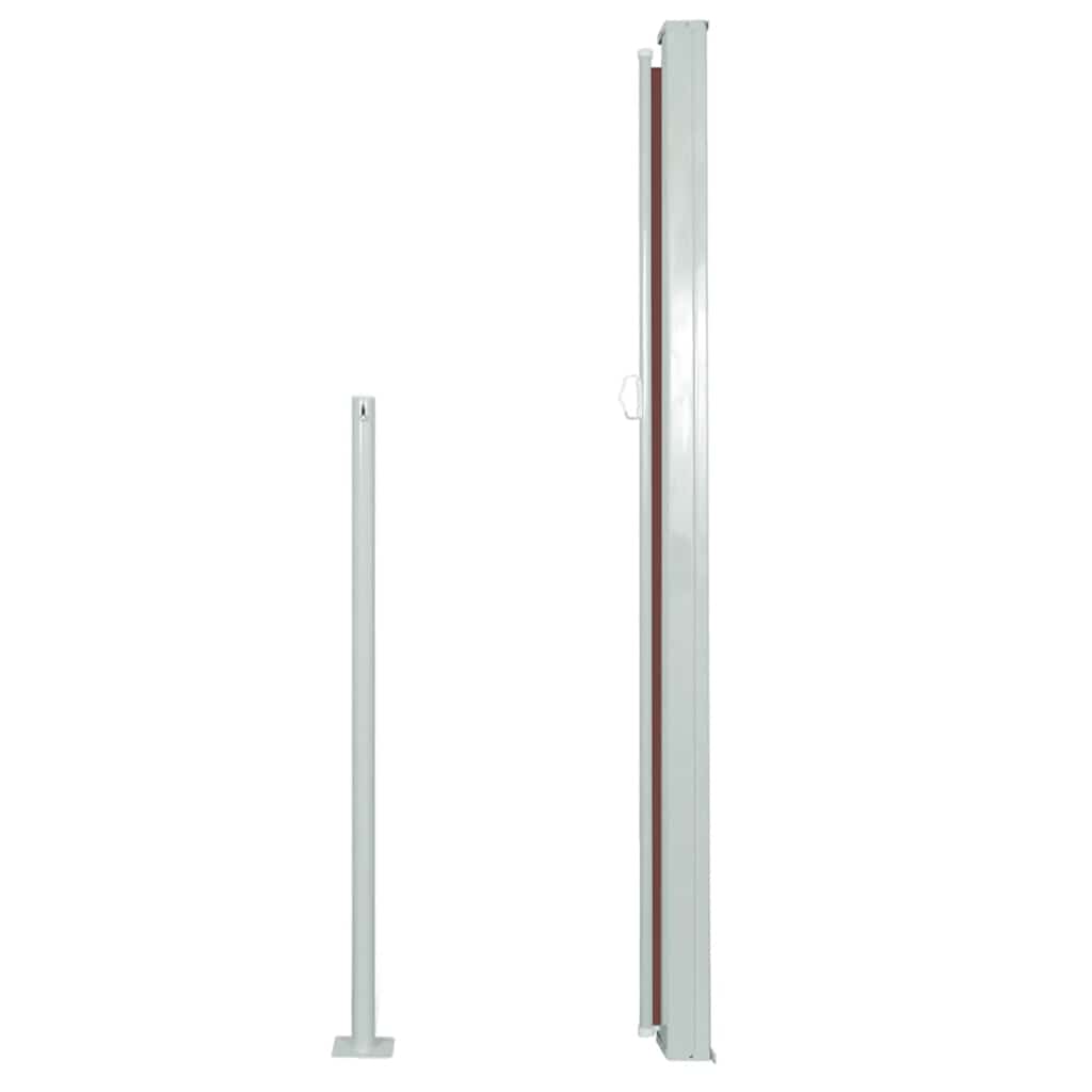 Vidaxl Canopol lateral extensible de 160x500 cm de marrón