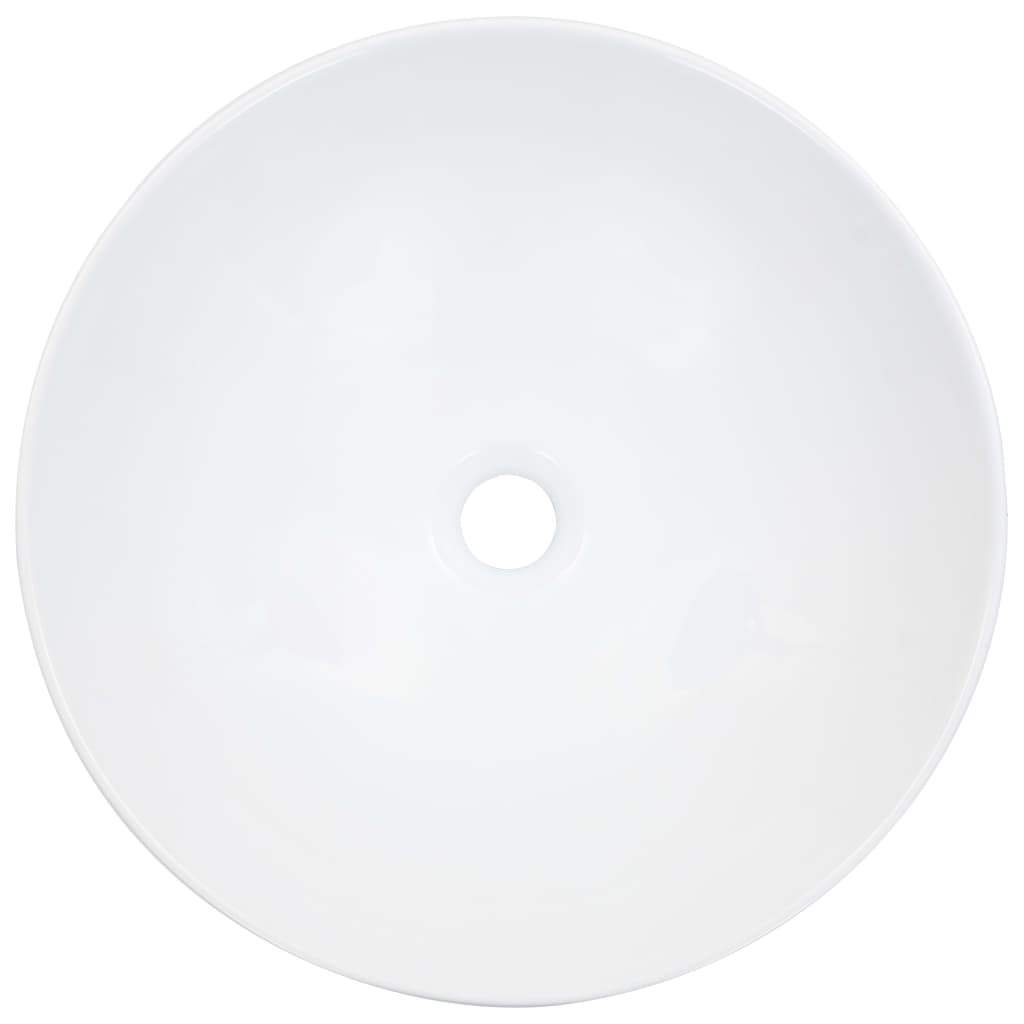 Vidaxl Washbasin 41x12.5 cm Bianco in ceramica