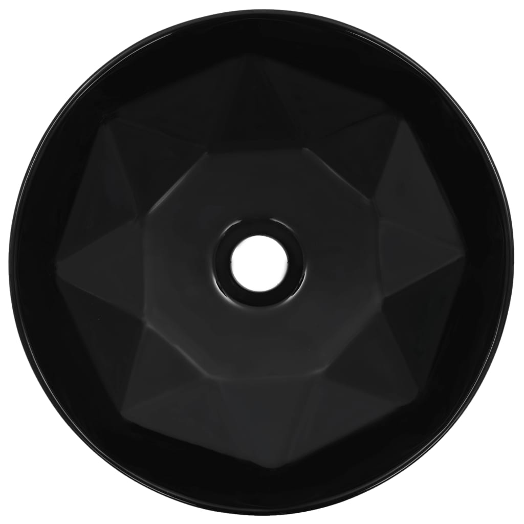 Vidaxl Washbasin 36x14 cm ceramico nero