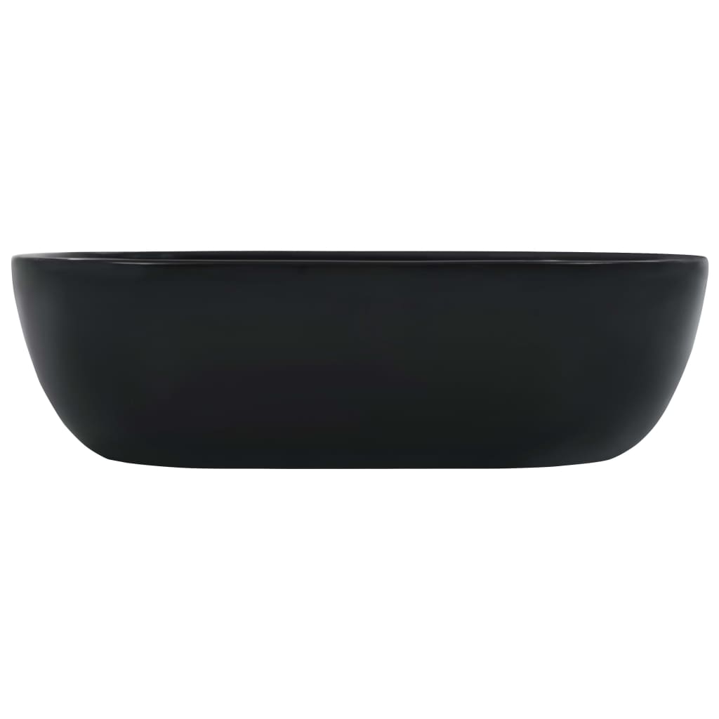 Vidaxl Washbasin 45.5x32x13 cm ceramico nero