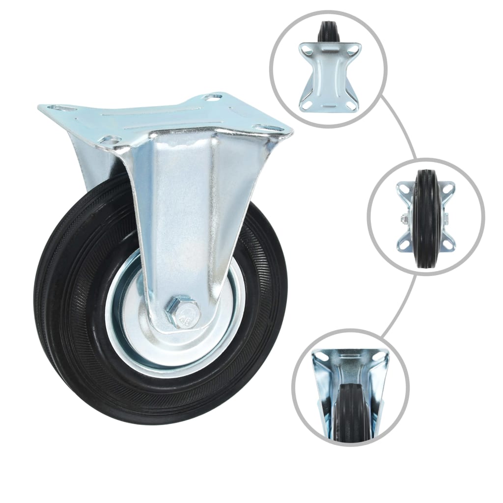 Vidaxl ruedas 4 st 125 mm