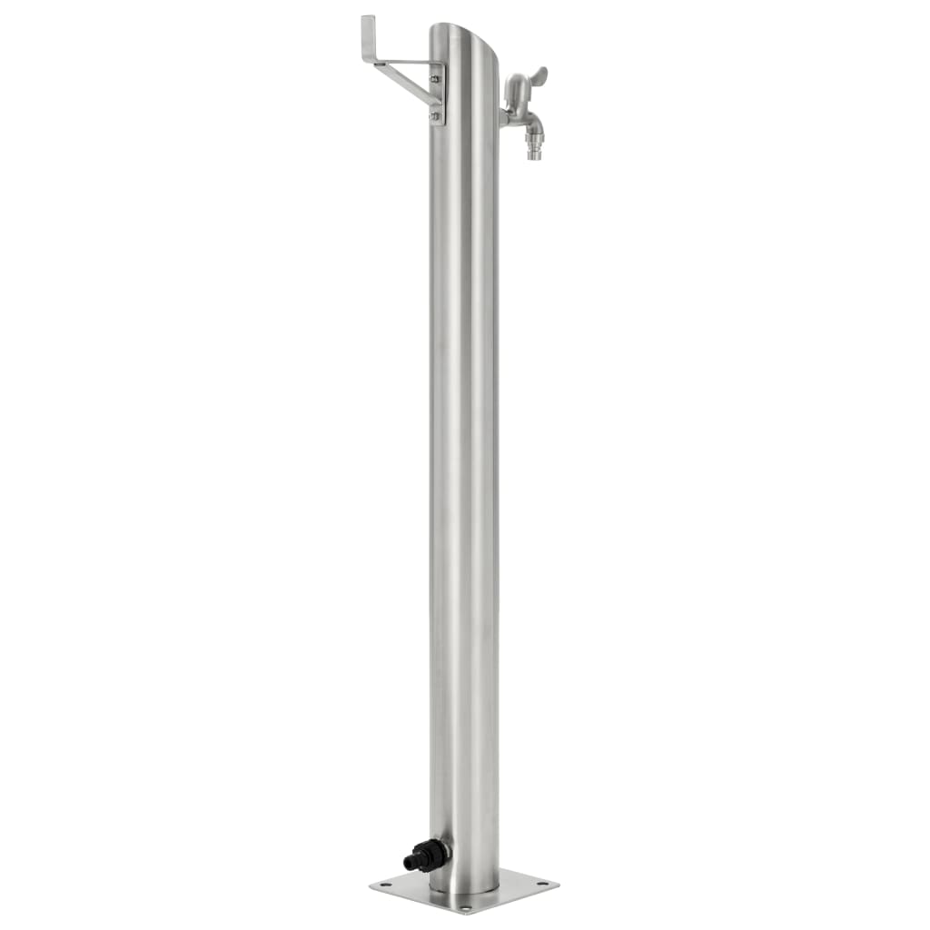 Vidaxl Garden Water Column round 95 cm in acciaio inossidabile