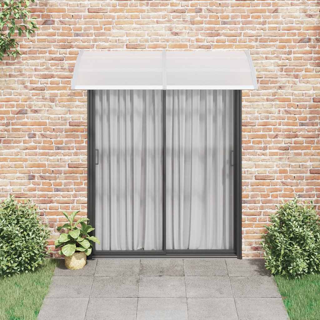 Vidaxl Door Canopy 200x100 cm PC Gray