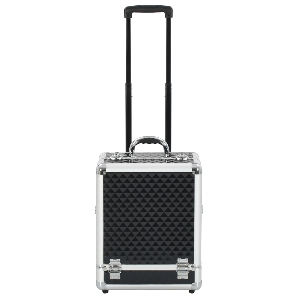 Vidaxl Mage Trolley 35x29x45 cm de aluminio negro
