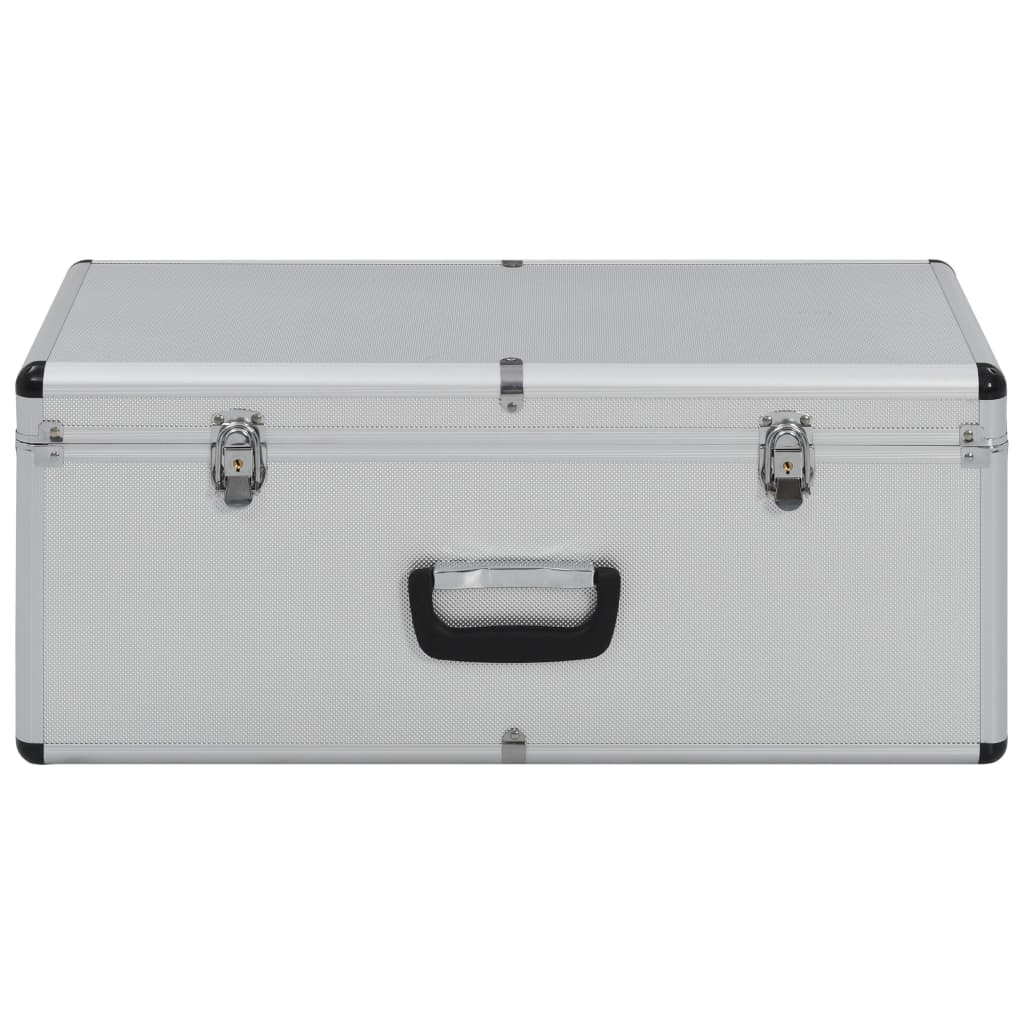 Vidaxl Storage Bocket 2 ST Alluminio Argento colorato