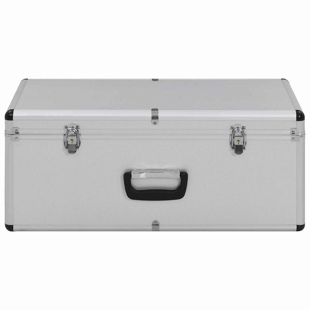 Vidaxl Storage Bocket 2 ST Alluminio Argento colorato