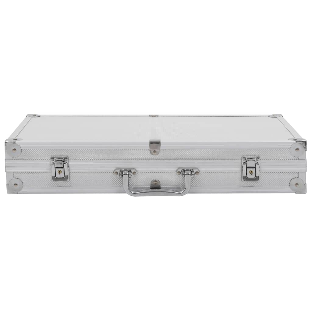 Vidaxl Wapenkoffer Alluminio Silver Colorato