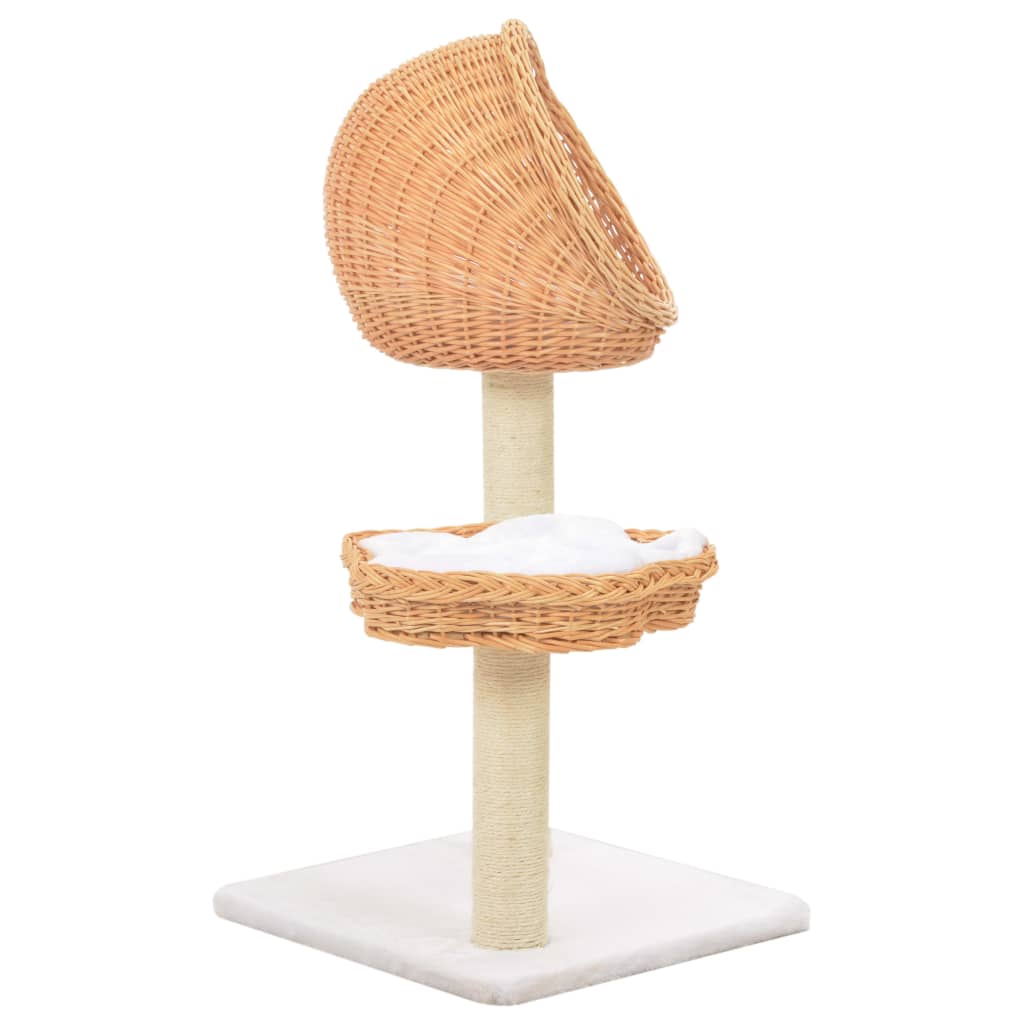 Vidaxl Cat rashing Post con graffi di sisal ovviamente Wilow Wood
