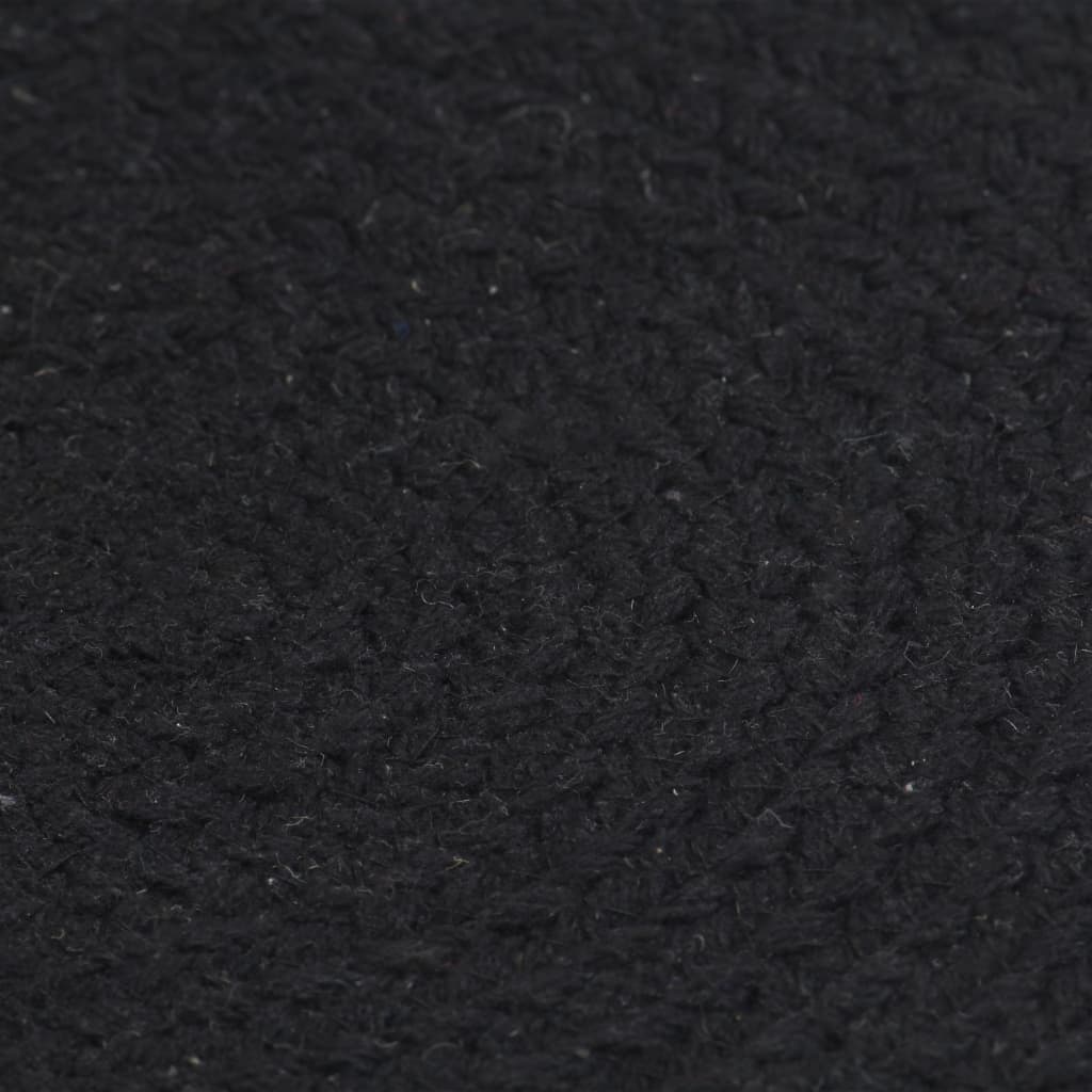 Vidaxl Pochemats 6 ms round 38 cm di cotone semplice