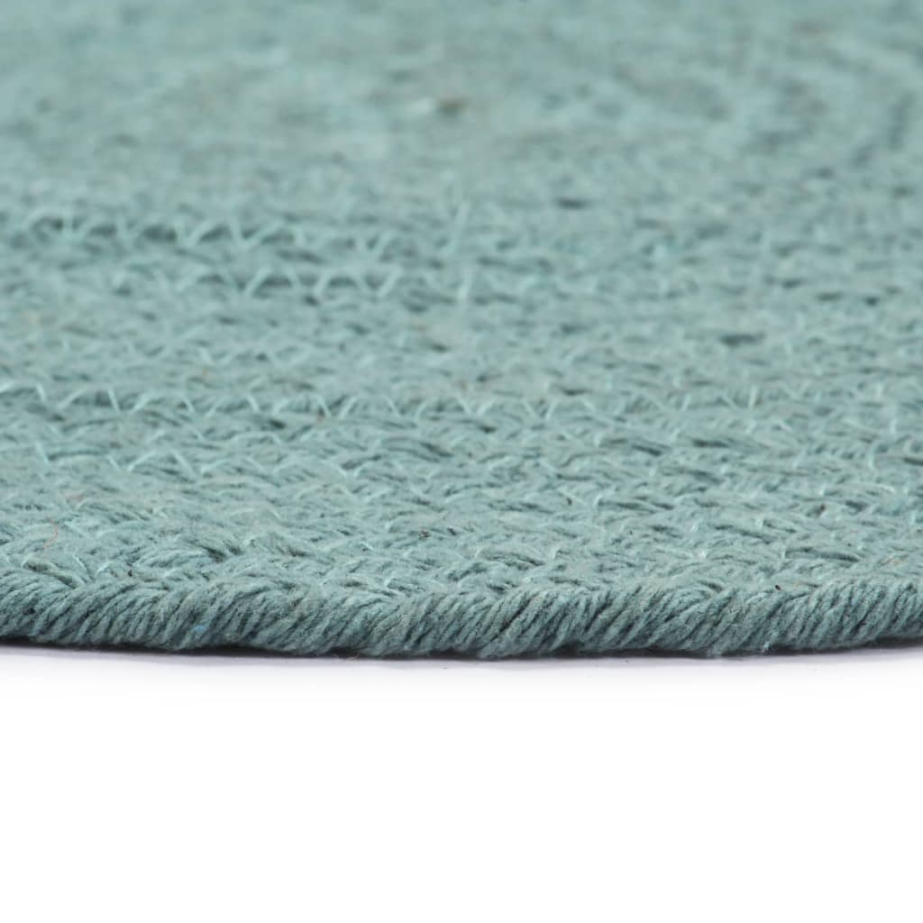 VIDAXL PLAGLEMATS 4 STS rotondo 38 cm di cotone semplice