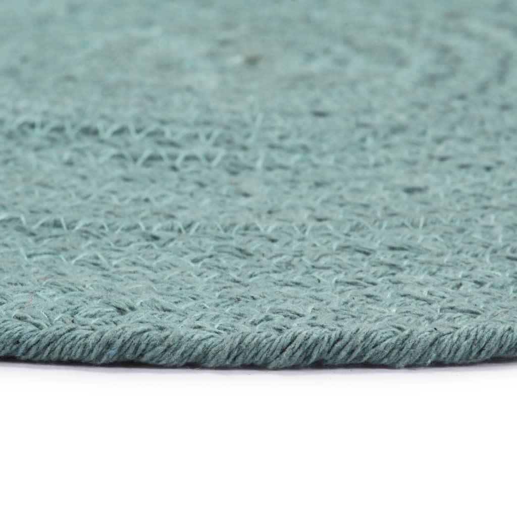 Vidaxl Pochemats 6 ms round 38 cm Cotton Green