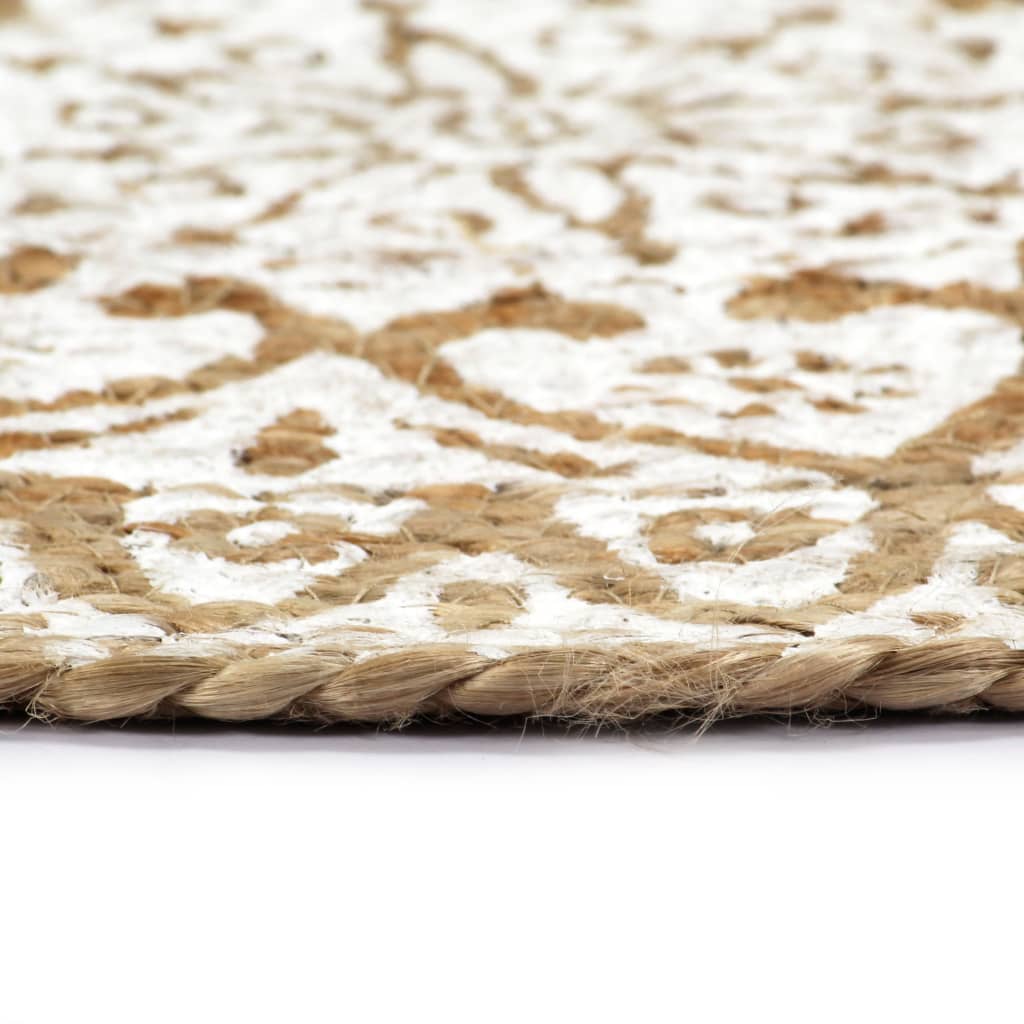 Vidaxl PLASCEMATS 6 STS round 38 cm bianco