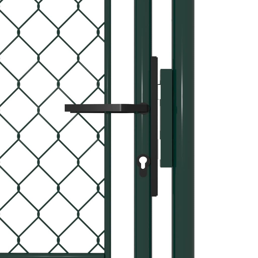 Porta Vidaxl 100x125 cm in acciaio verde