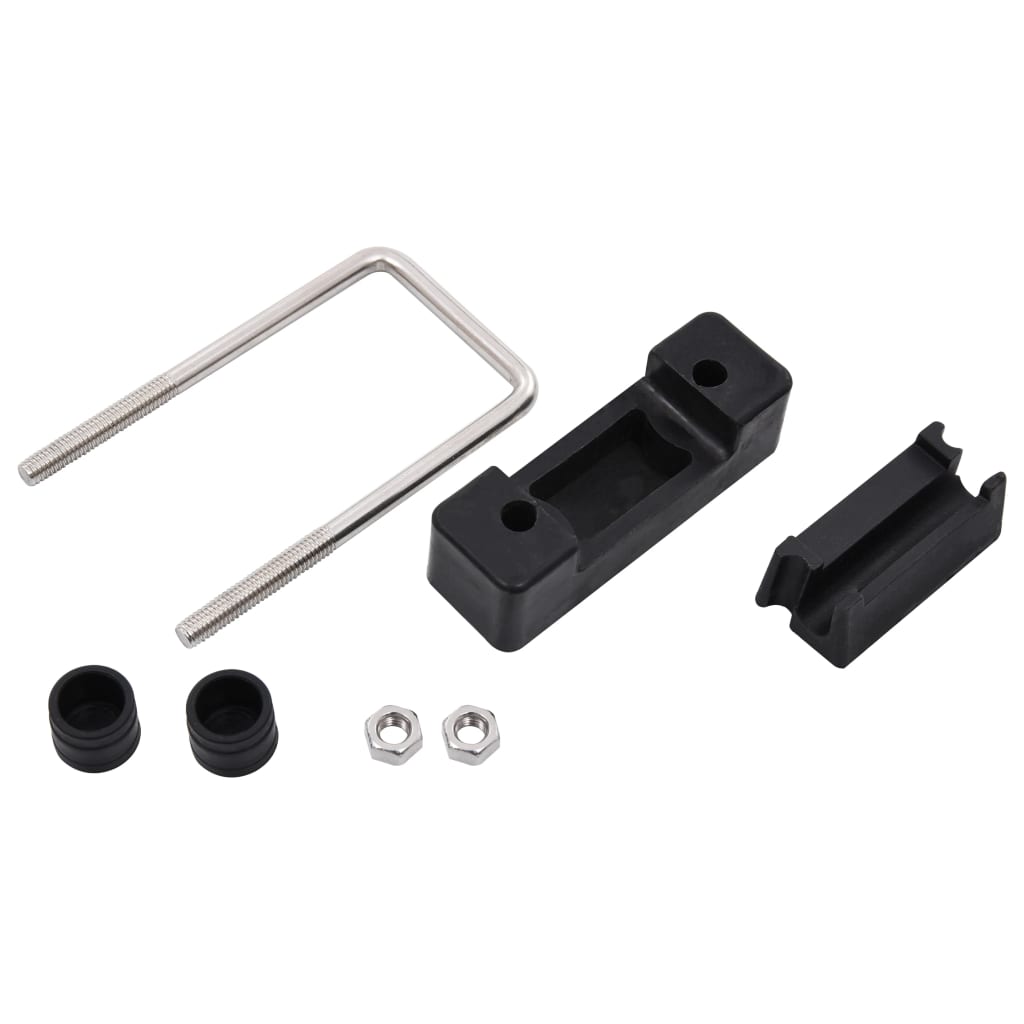 Vidaxl U-Connection con plástico para HEK Post 25 Conjuntos 60x40 mm