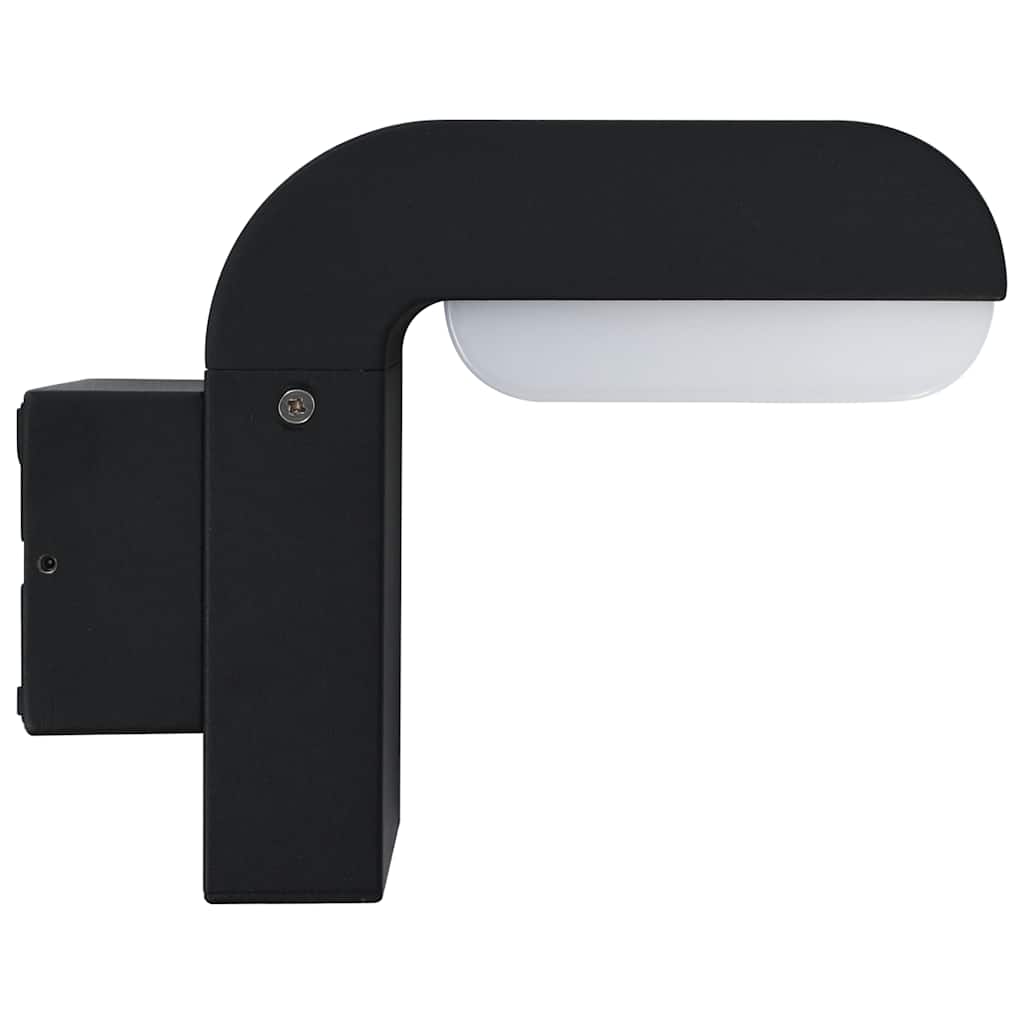 Lampada da parete per esterni LED Vidaxxl 9 W ovale nera
