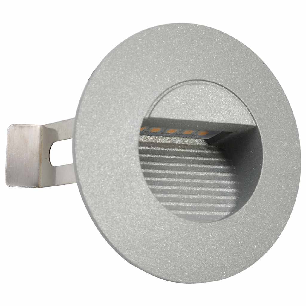 Lampade da parete per esterno Vidaxxl LED 6 pz 2 w rotonde color argento