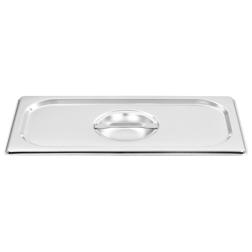 Tapa Vidaxl 4 PCS para Gn 1 3 Escamas Acero inoxidable