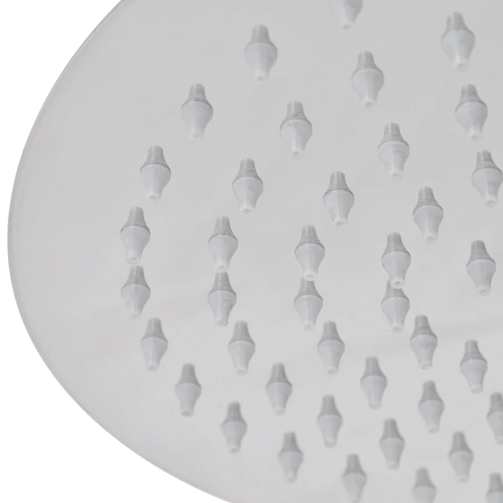 Vidaxl regendouchekop 2 st rond 50 cm roestvrij staal
