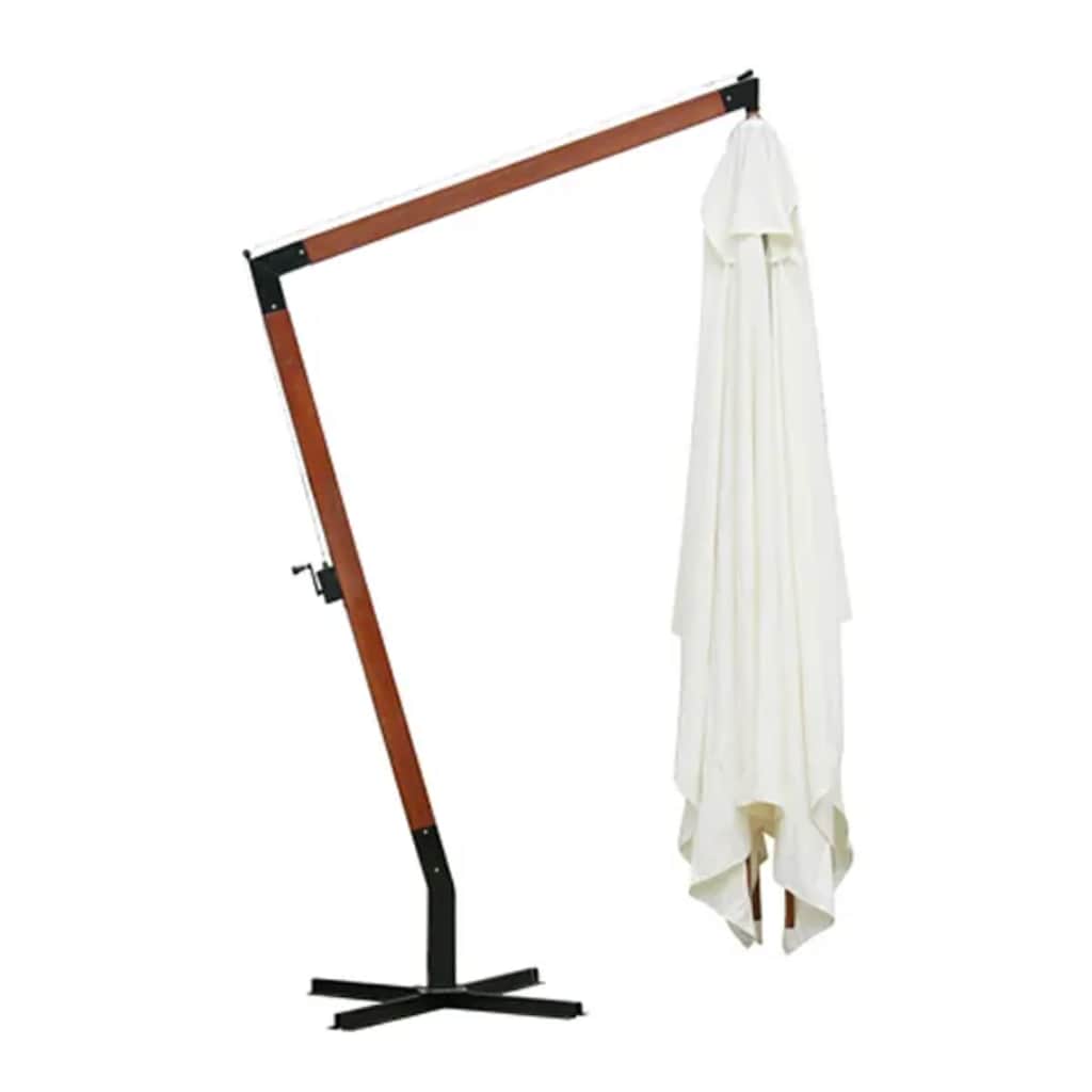 Ombrellone VidaXL 300x400 cm bianco