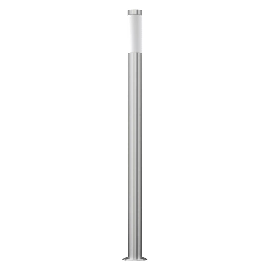 Vidaxl de 3 partes de la lámpara de jardín impermeable acero inoxidable