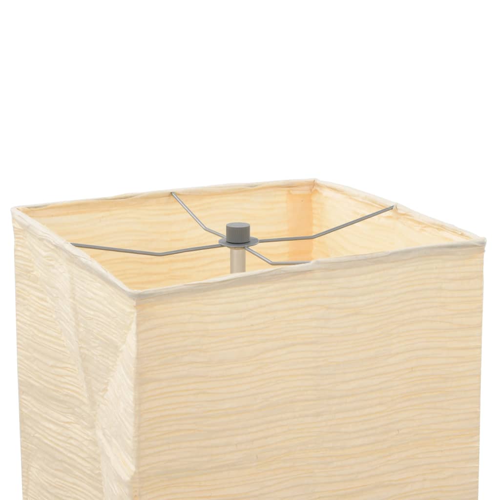 Lampada da pavimento Vidaxl con paralume di carta 135 cm