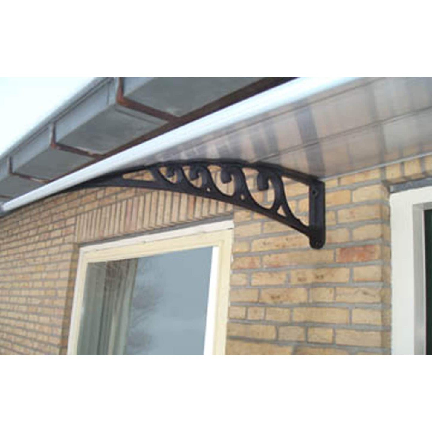 Toldo VidaXL plástico plateado