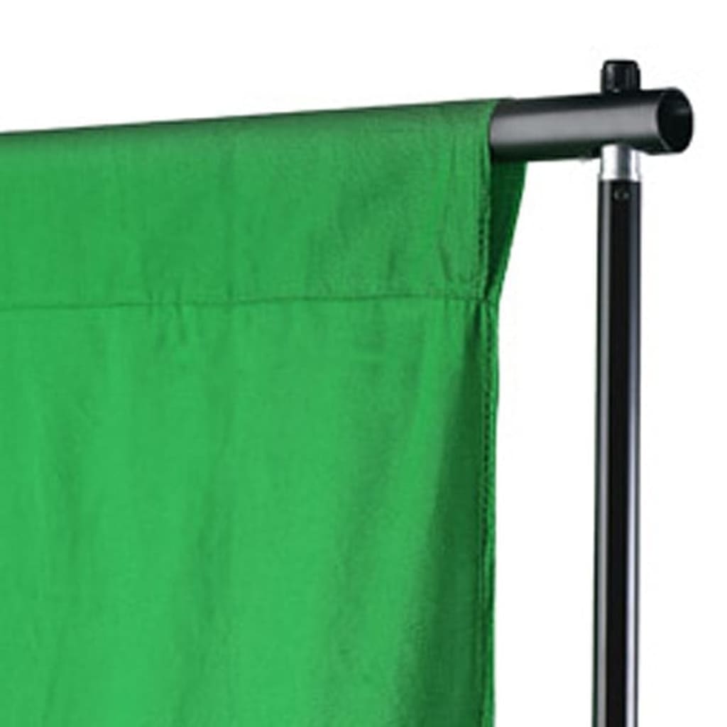 Vidaxl Sfondo Chromakey 300x300 cm Cotone Green