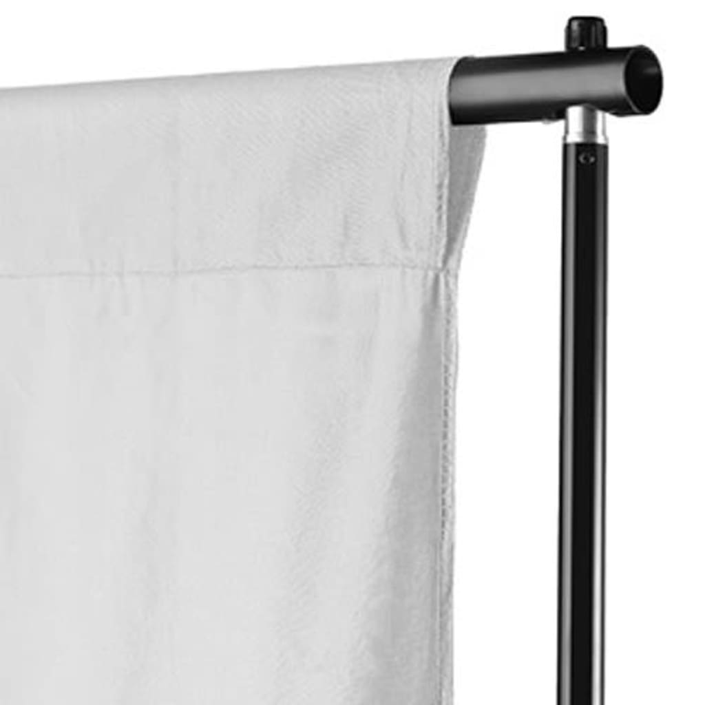 Fondo de Vidaxl sin 500x300 cm de algodón blanco