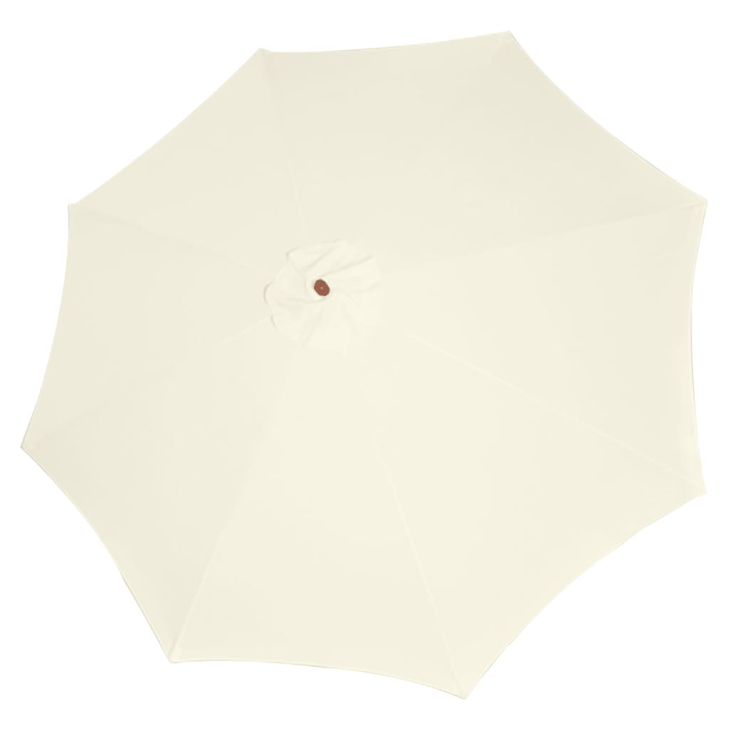Vidaxl Parasol 300x258 cm Sand Bianco