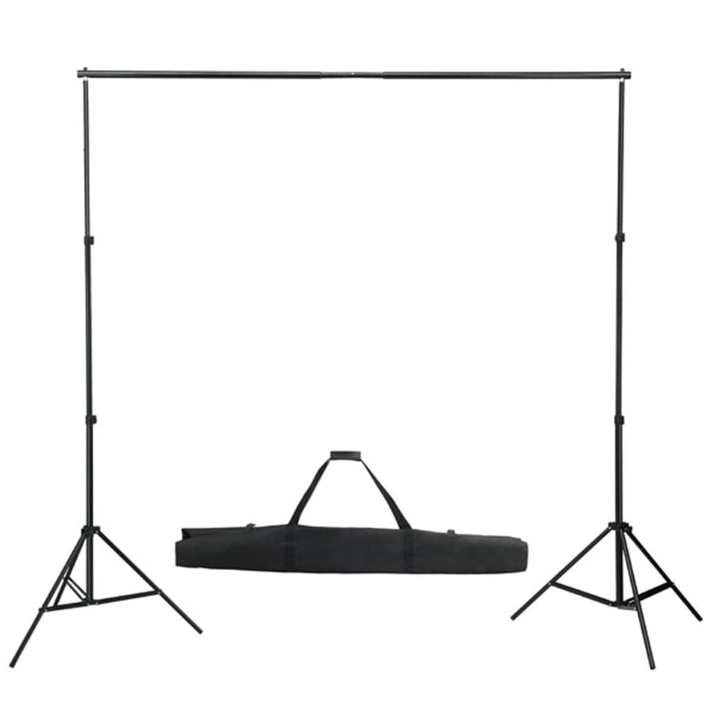 Sistema di sfondo Vidaxl 600x300 cm nero