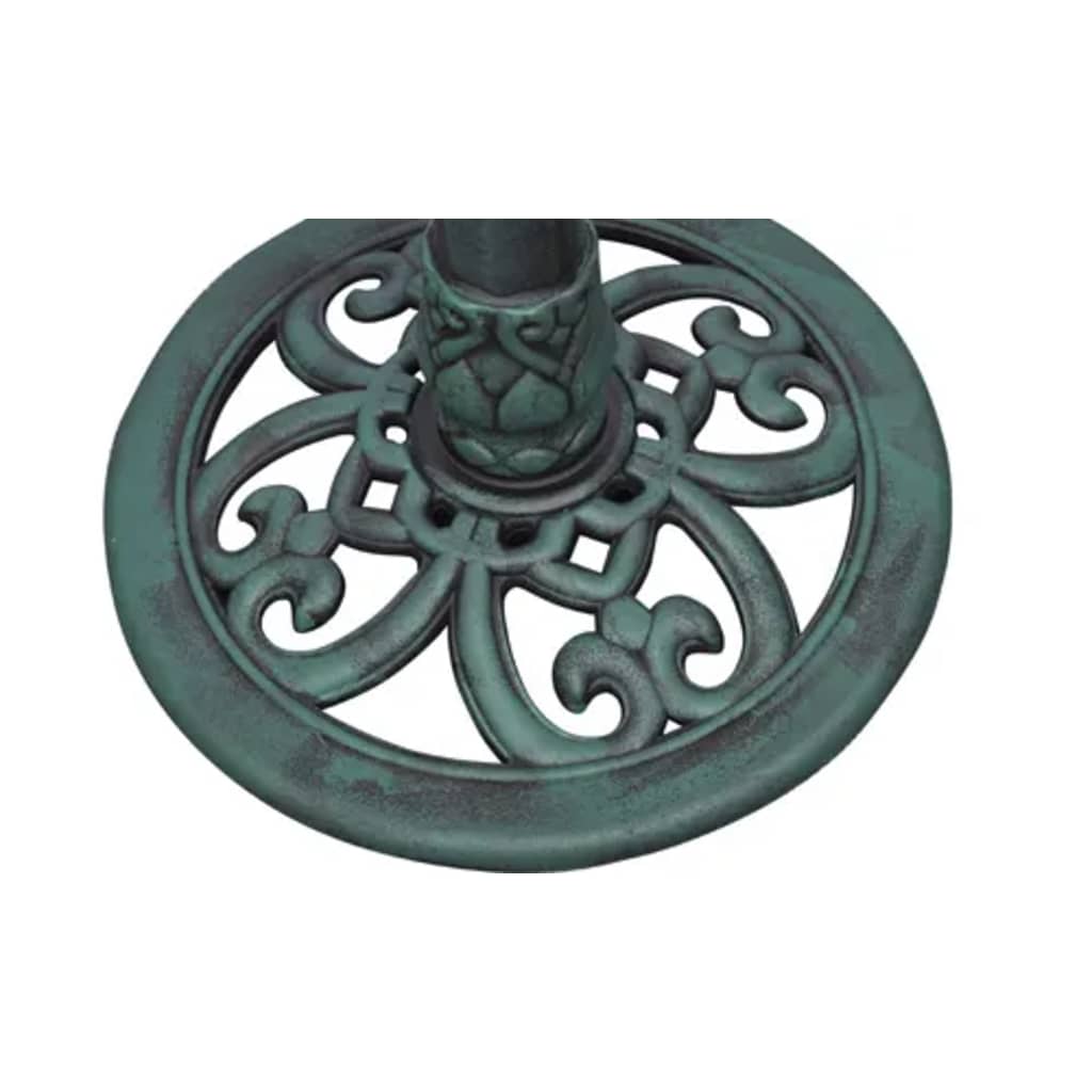 Vidaxl Bird Bath con uccello decorativo