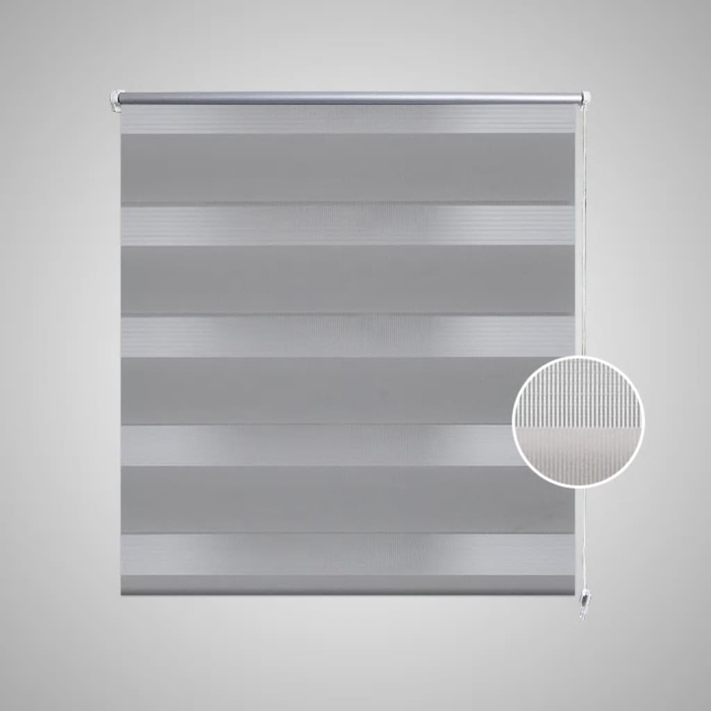 Vidaxl duo roller cieco 50x100cm grigio