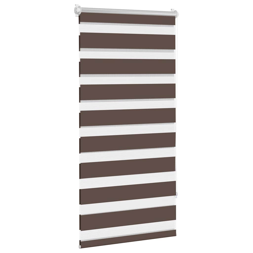 Vidaxl Duo Roller Blind 60x120 cm Coffee Brown