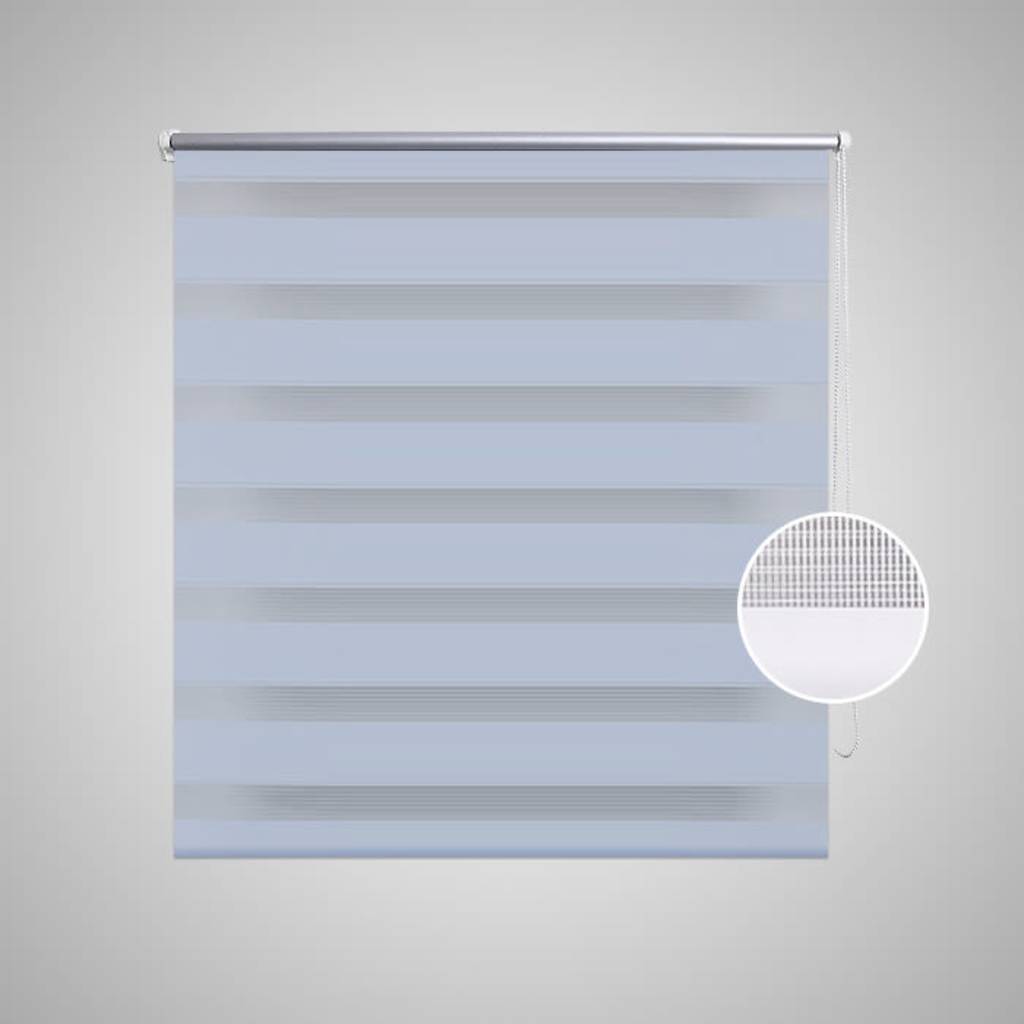 Vidaxl Duo Roller Blind 80x150cm bianco