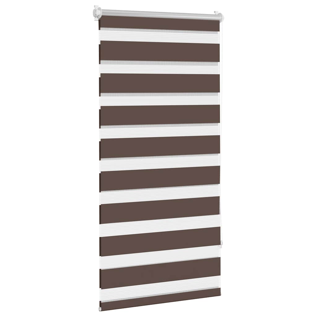 Vidaxl Duo Roller Blind 80x150 cm Cara marrone
