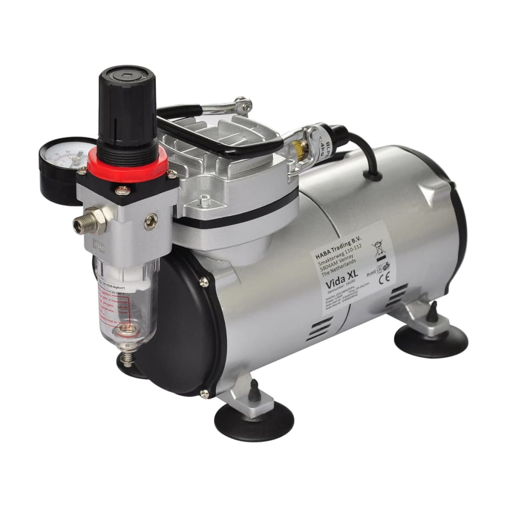 Vidaxl Aerographrush Compressor Set con 2 pistole