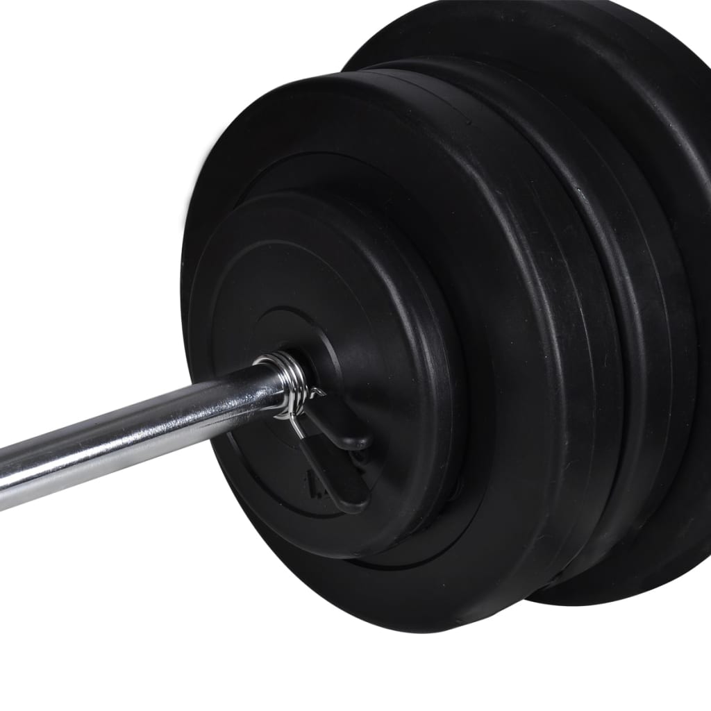 Vidaxl Barbellen Dumbbell Set 60.5 kg