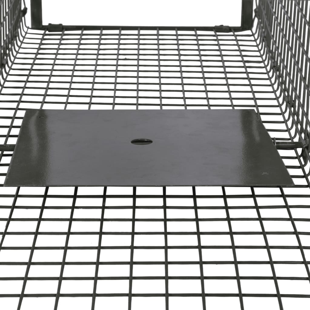 Vidaxl trampa de animales con 2 puertas