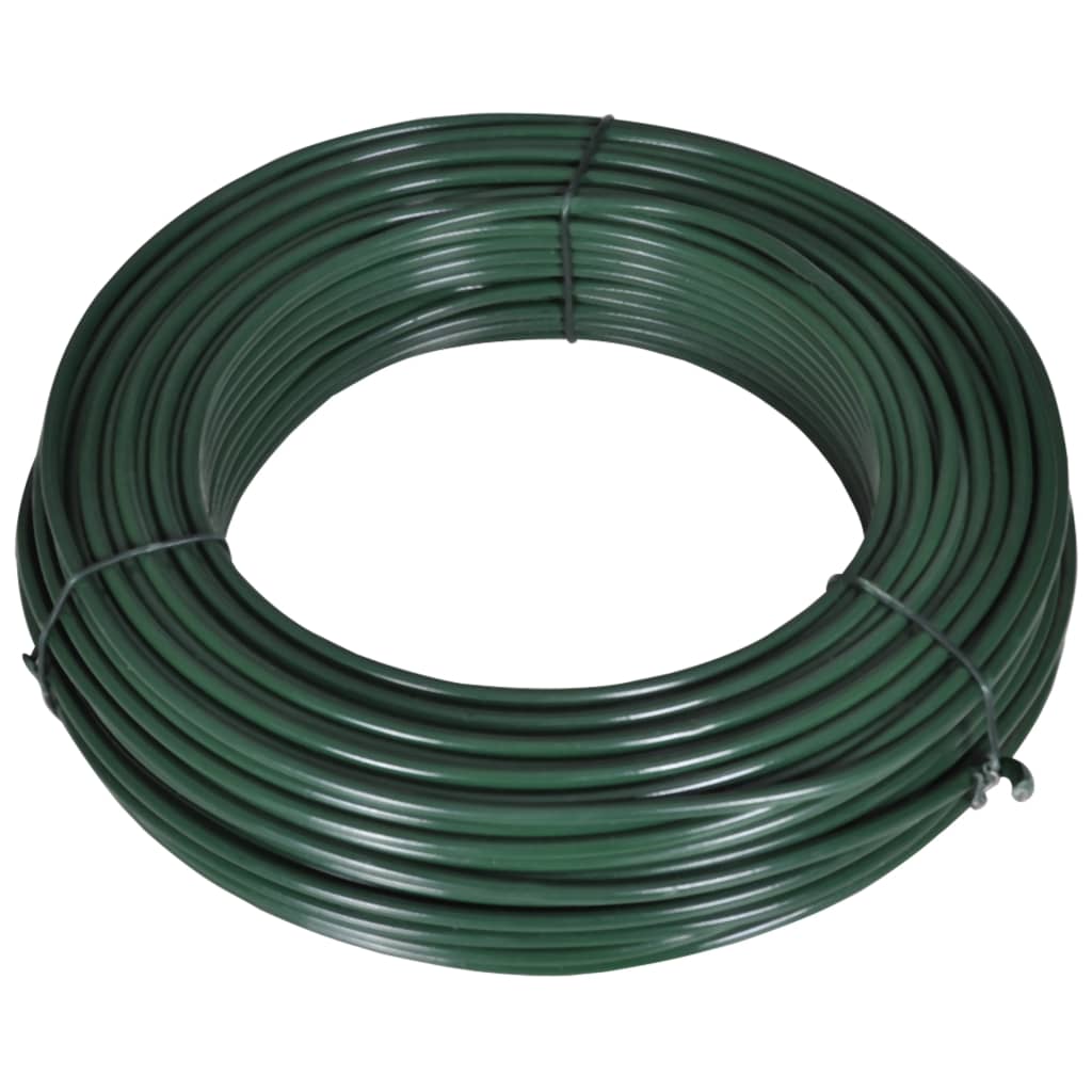 Vidaxl Hek Pandraad 80 m 2.1 3.1 mm de acero verde